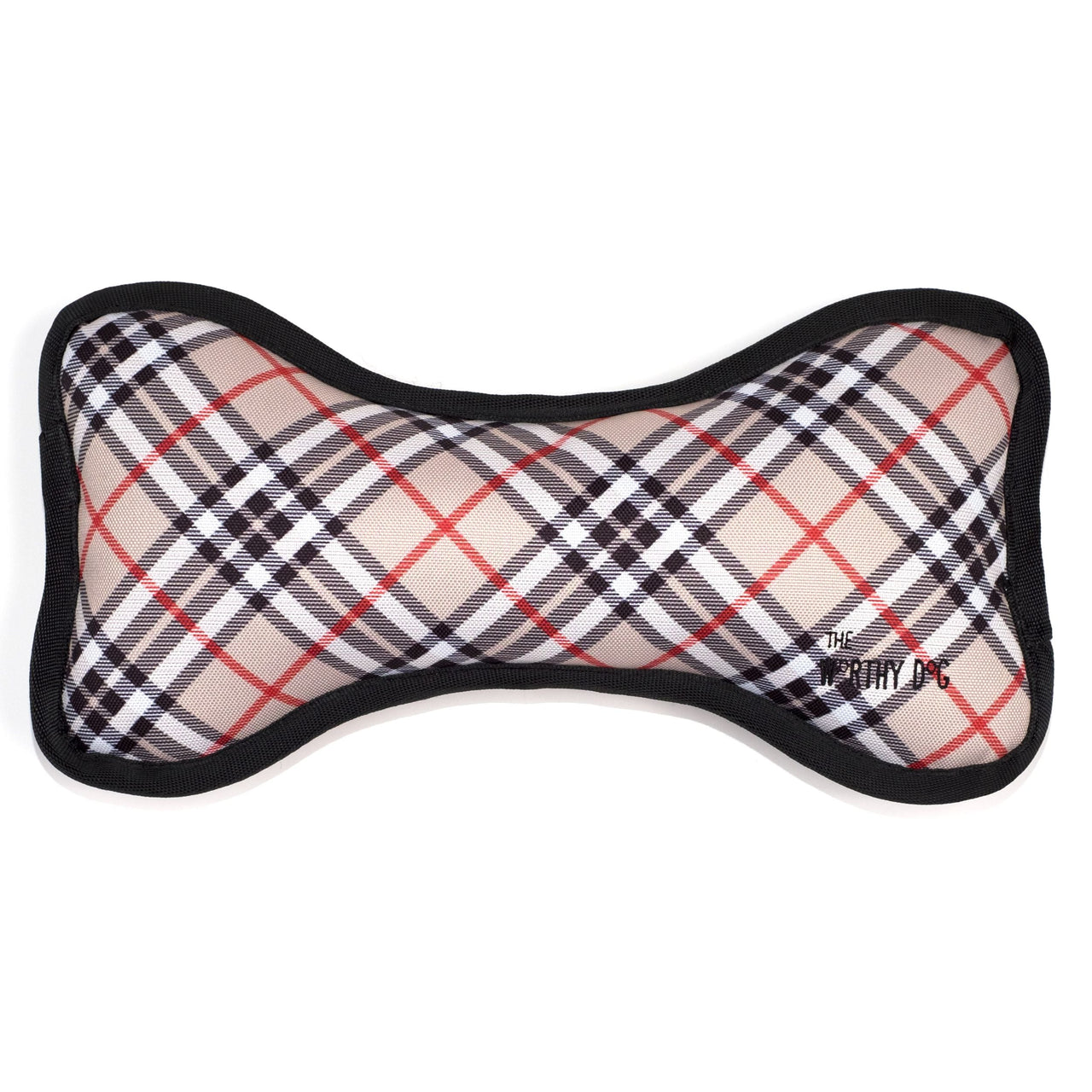 Bias Plaid Tan Bone Toy