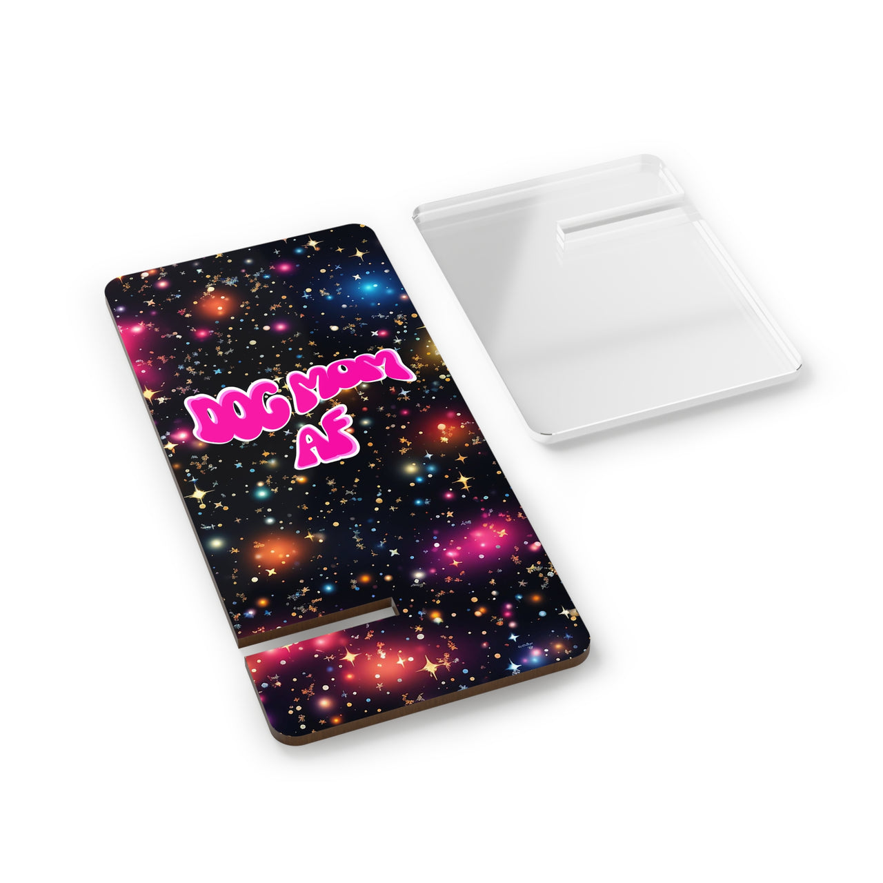 Molly Pistachio® | Dog Mom Af Galaxy Phone Stand