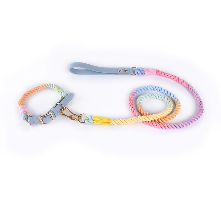 Molly Pistachio®  | Hand Woven Cotton Dog Walk Set