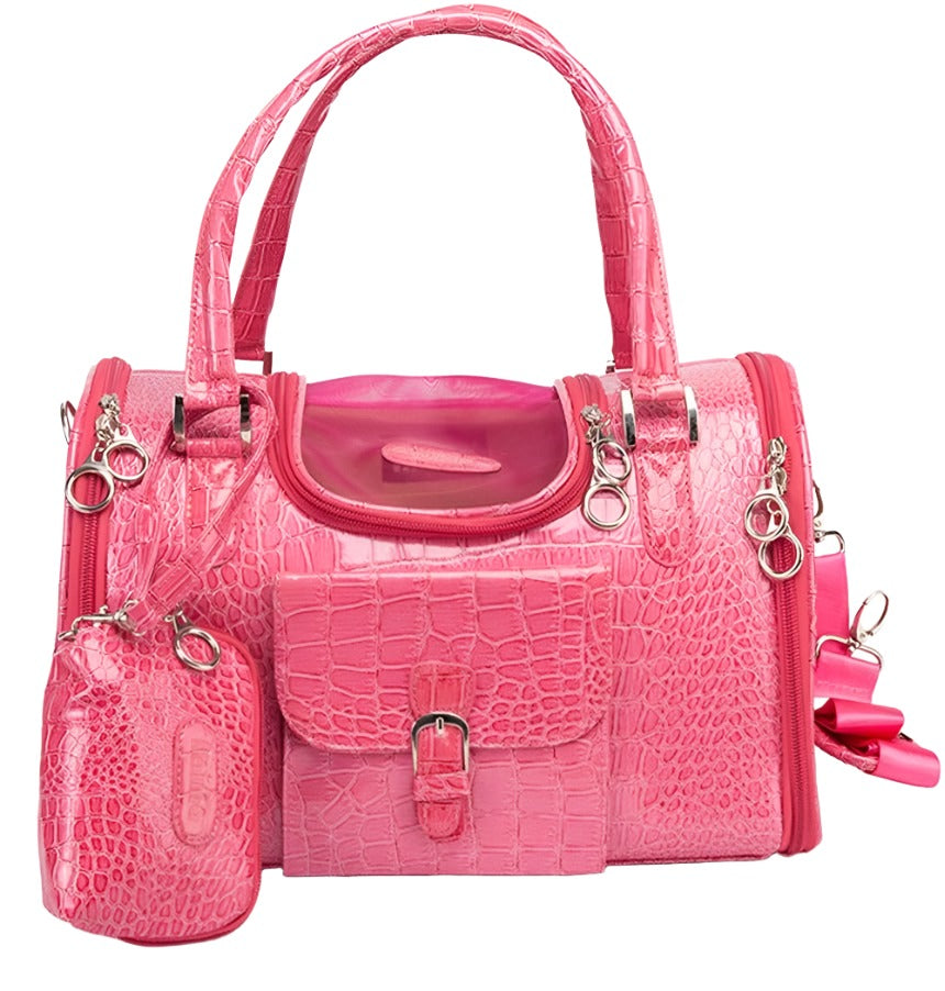 Molly Pistachio® | Luxe Leather Dog Carrier Bag