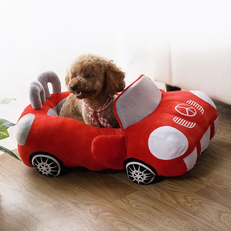 Molly Pistachio™ Race Car Ferrari Dog Bed