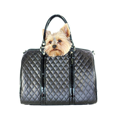 Duffel Black Quilted Luxe