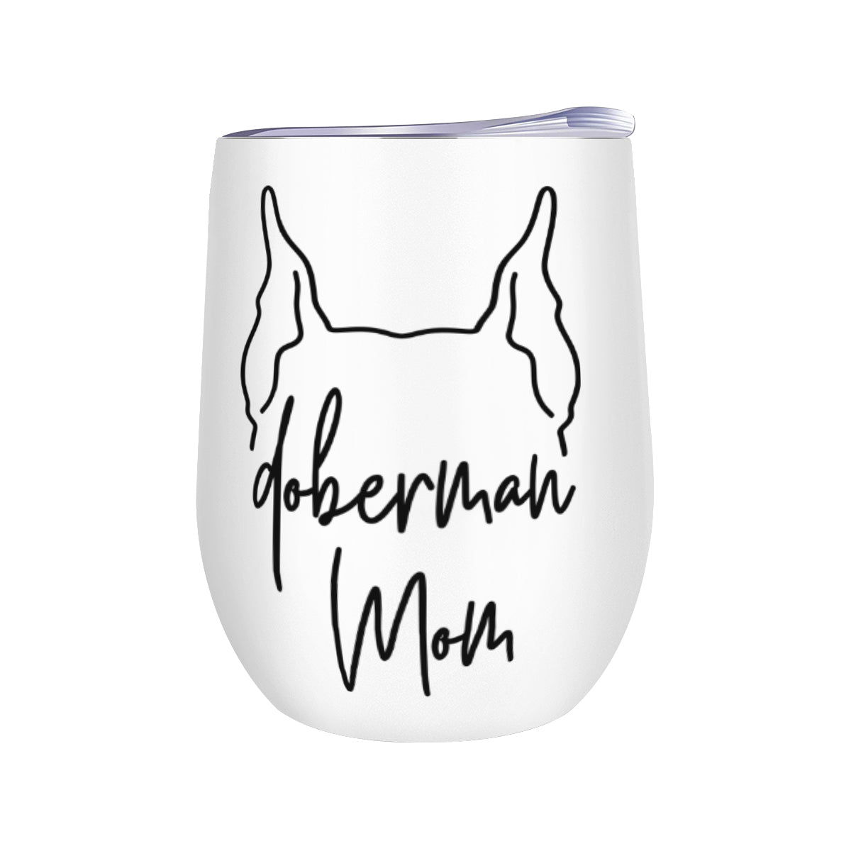 Doberman Mom 12oz Tumbler