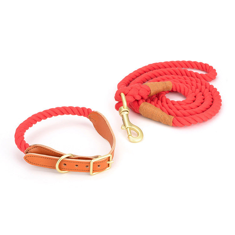 Molly Pistachio® | Leather & Braided Cotton Walk Set