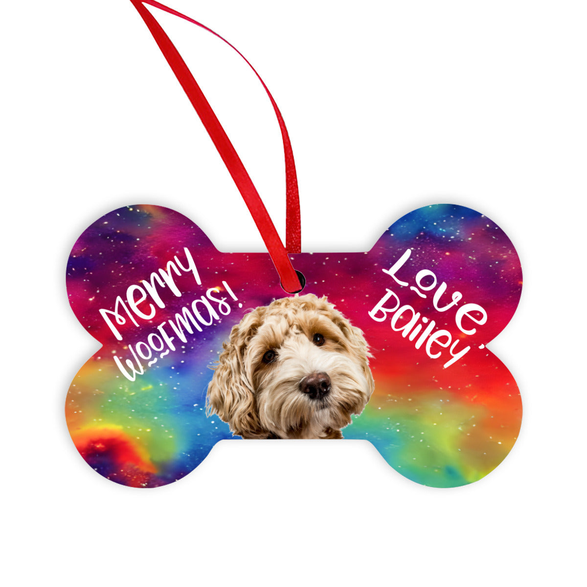 Christmas Day Bone Hanging (Single Side Printing) | High quality metal aluminum - dog4