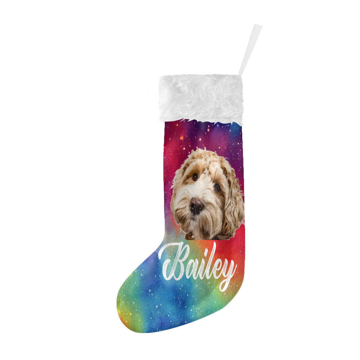 Custom Dog Christmas Stocking