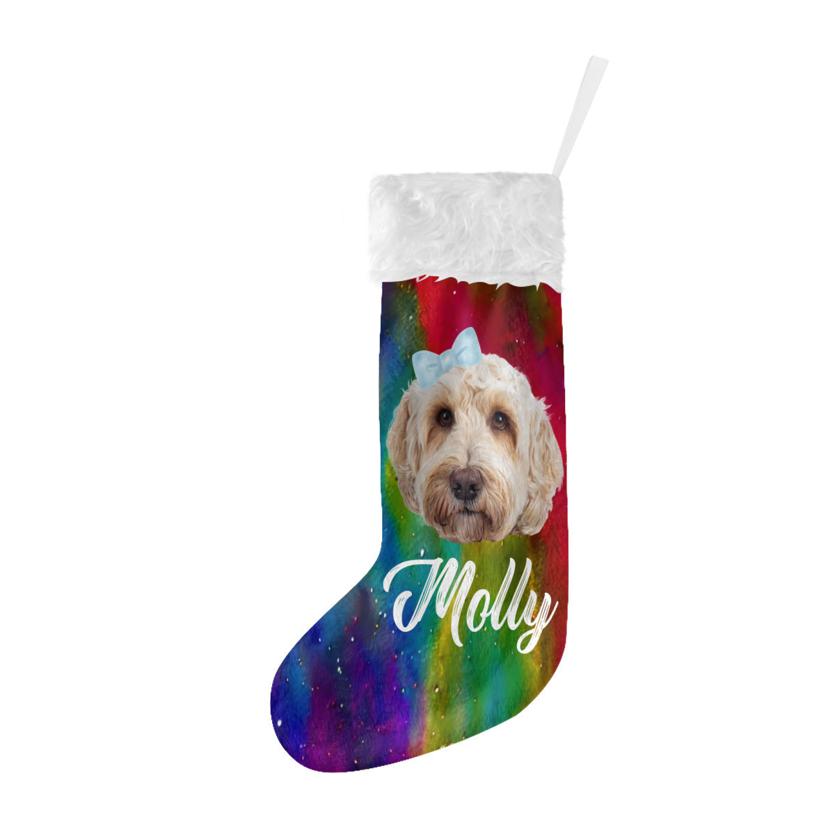 Custom Dog Christmas Stocking