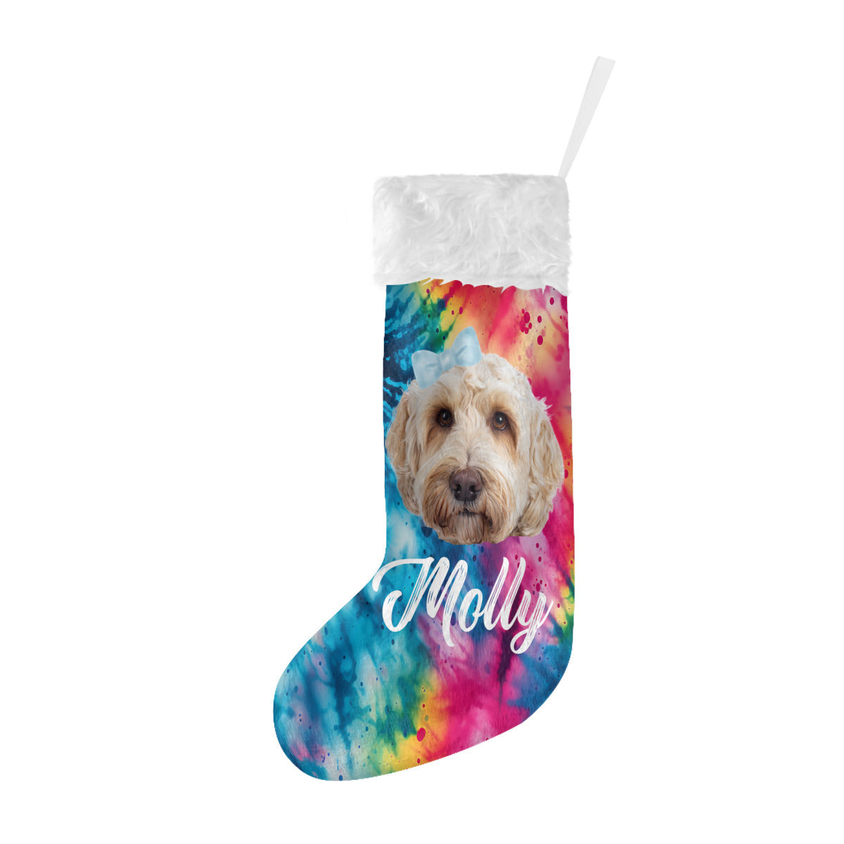 Custom Dog Christmas Stocking