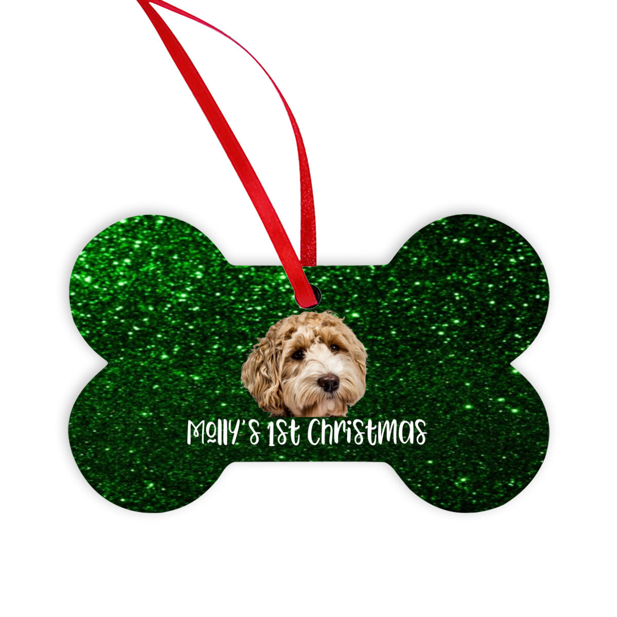 Christmas Day Bone Hanging (Single Side Printing) | High quality metal aluminum - dog7