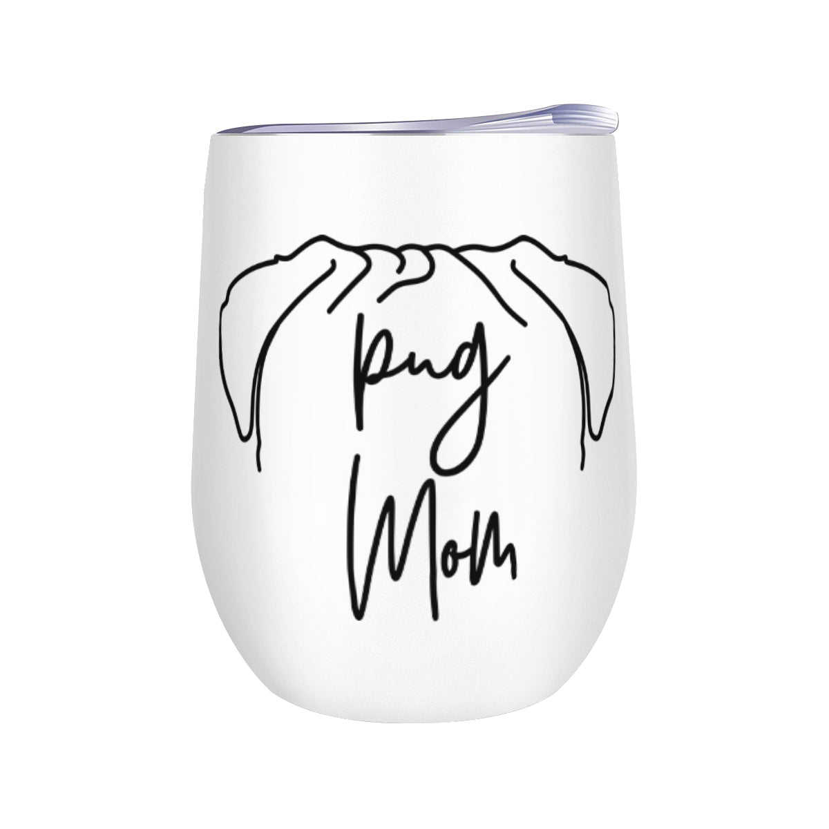 Pug Mom 12oz Tumbler