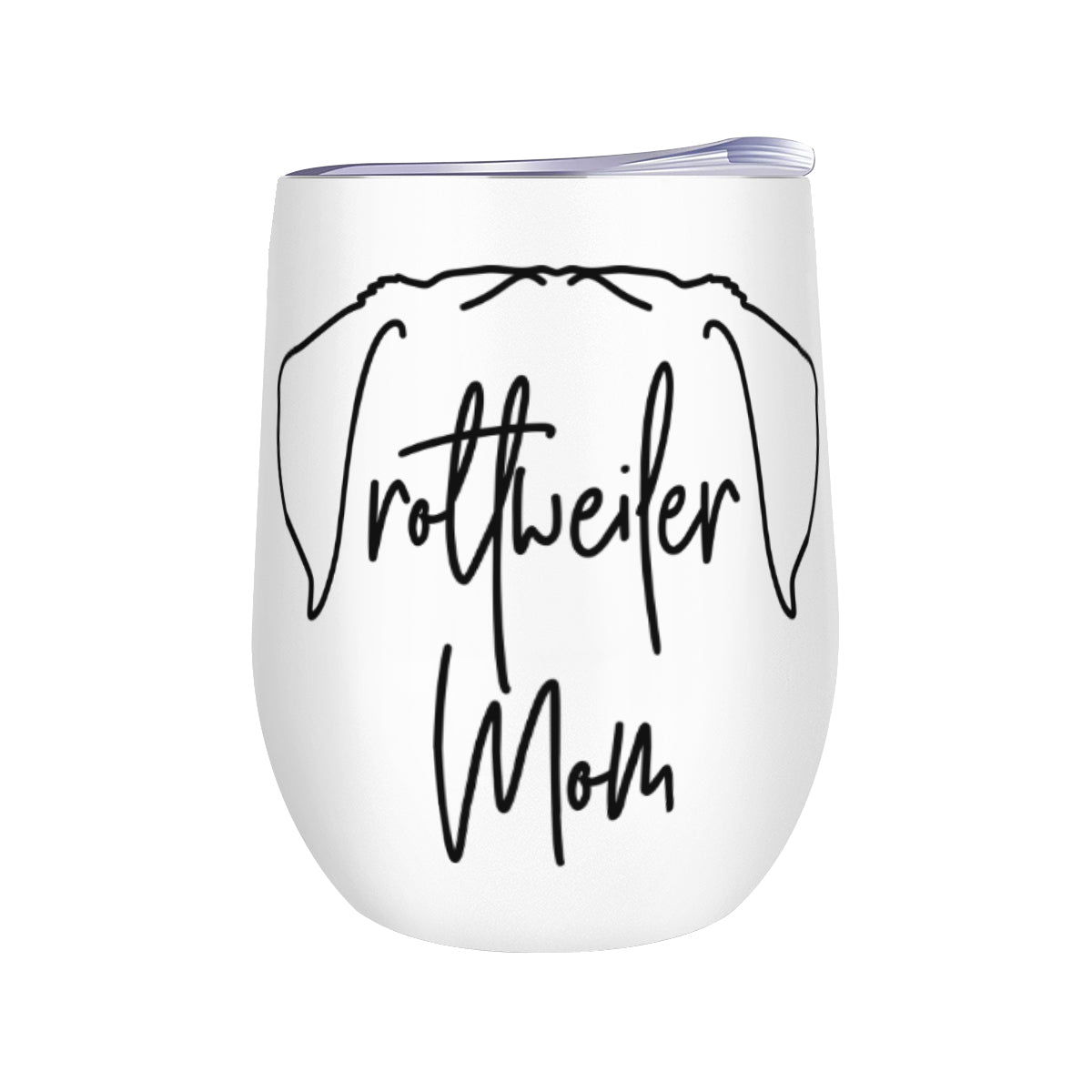 Rottweiler Mom 12oz Tumbler