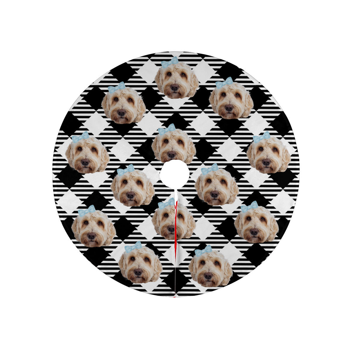 Christmas Tree Skirt｜Polyester - dog3